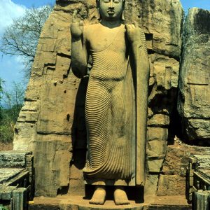 Aukana statua del Buddha