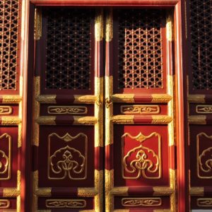 Cina - particolare porta