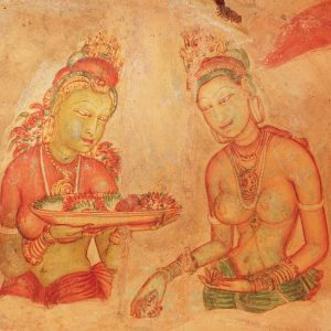 Sigiriya - Ninfe su affreschi Roccia del leone
