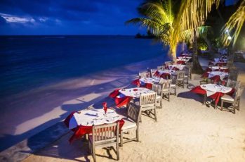 La Digue Island Lodge ristorante sulla spiaggia